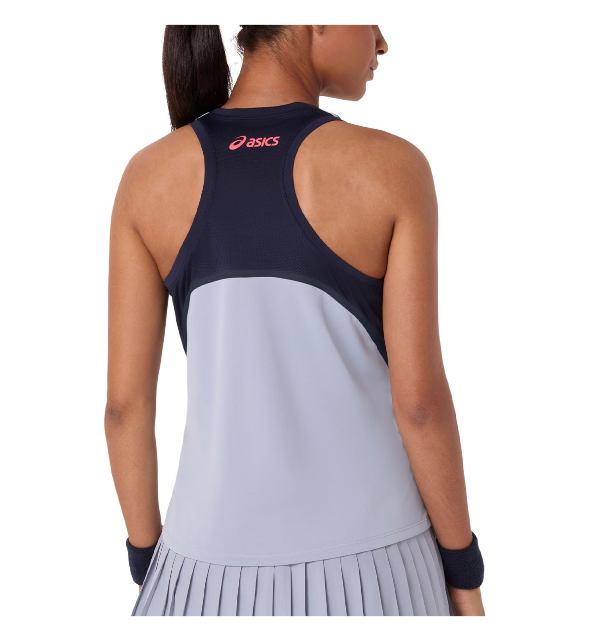 Майка Asics Match Tank White Grey Blue