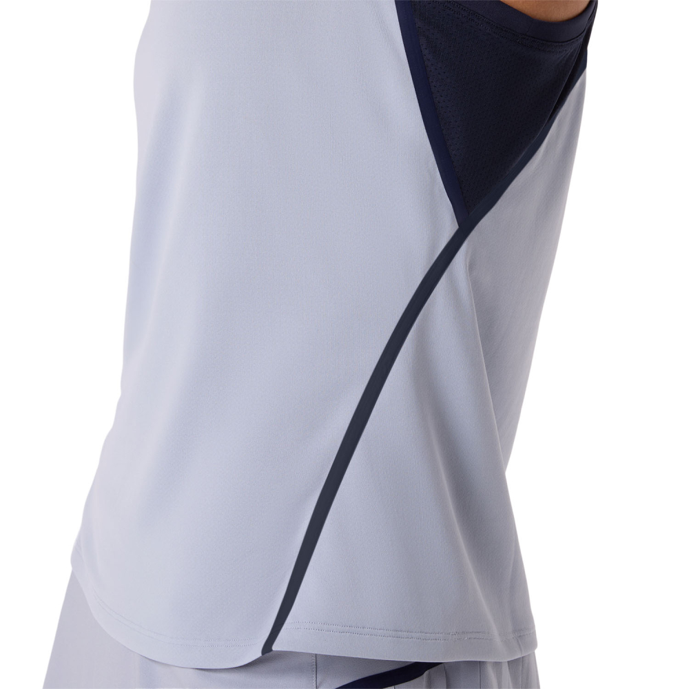 Майка женская Asics Match Tank Grey Blue 2042A435-400 Майка женская Asics Match Tank Grey Blue 2042A435-400