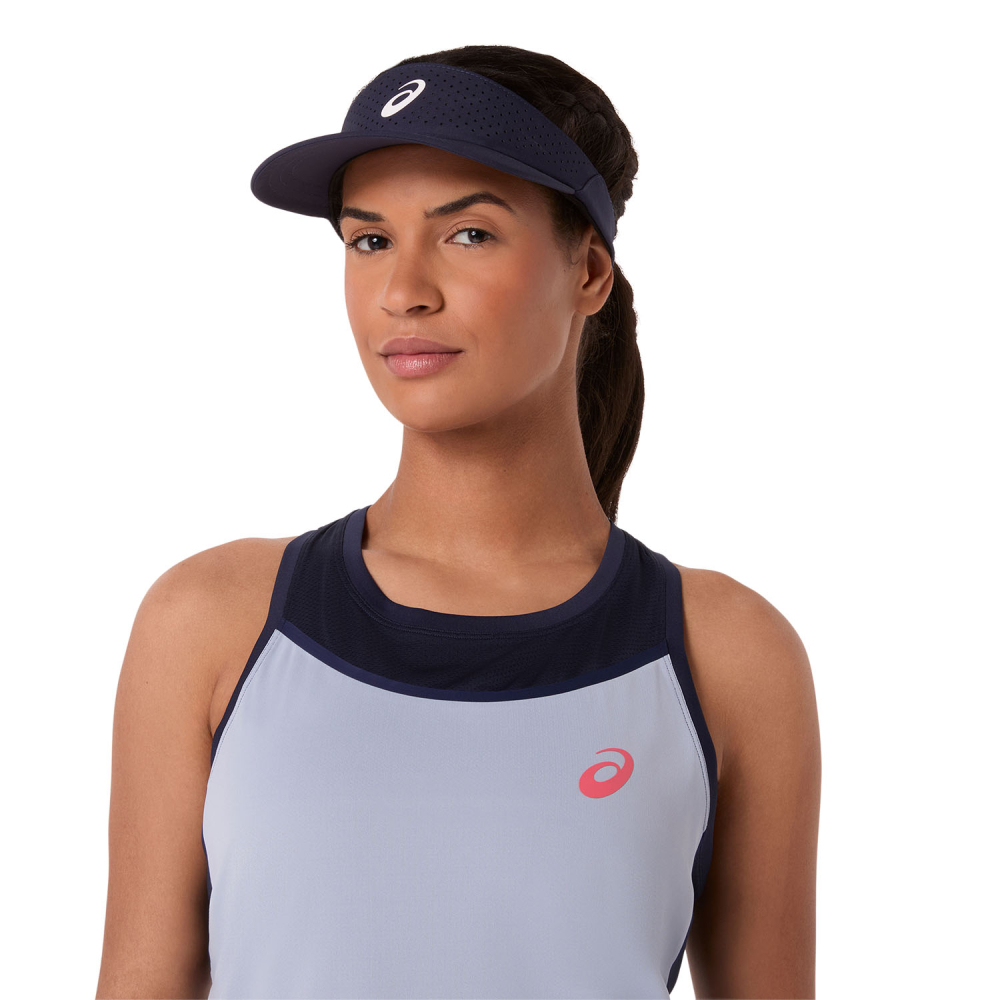 Майка женская Asics Match Tank Grey Blue 2042A435-400 Майка женская Asics Match Tank Grey Blue 2042A435-400