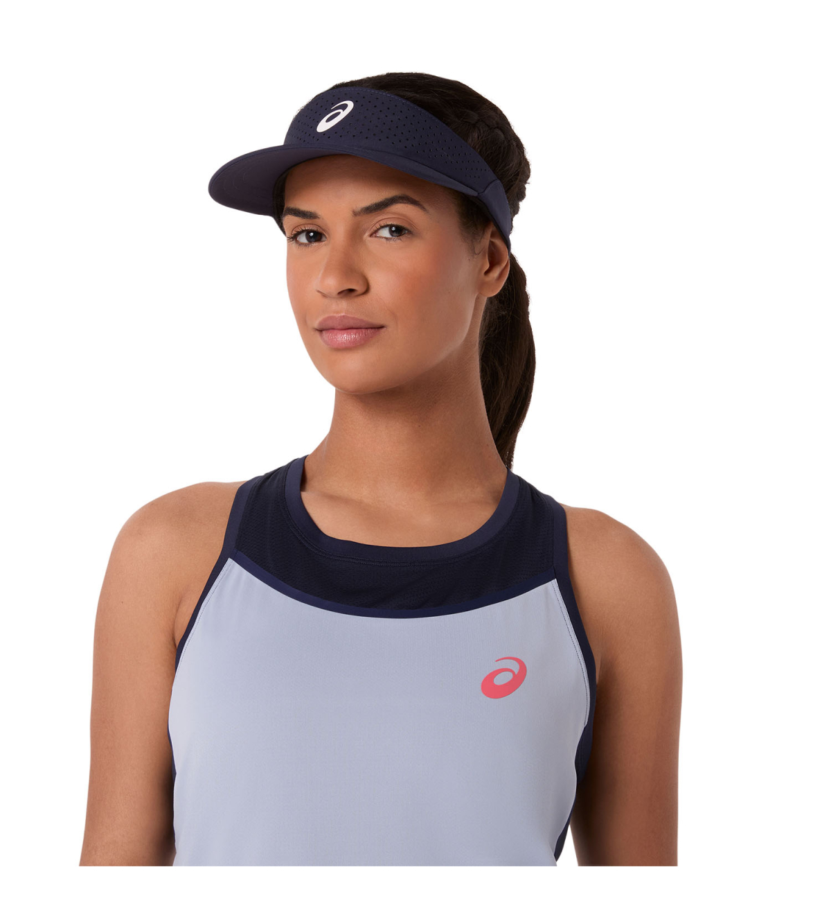 Майка Asics Match Tank White Grey Blue