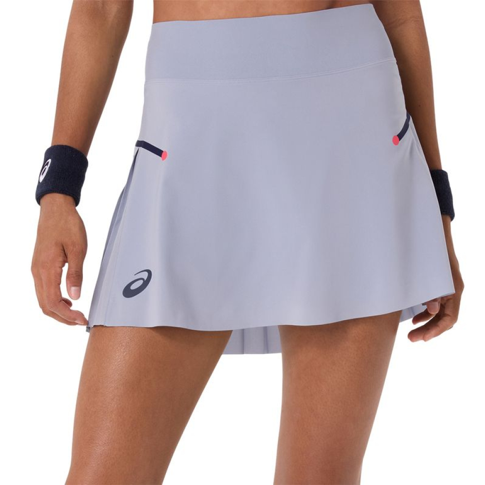 Юбка Asics Match Pleat Skirt Grey Blue 2042A436-400 Юбка Asics Match Pleat Skirt Grey Blue 2042A436-400