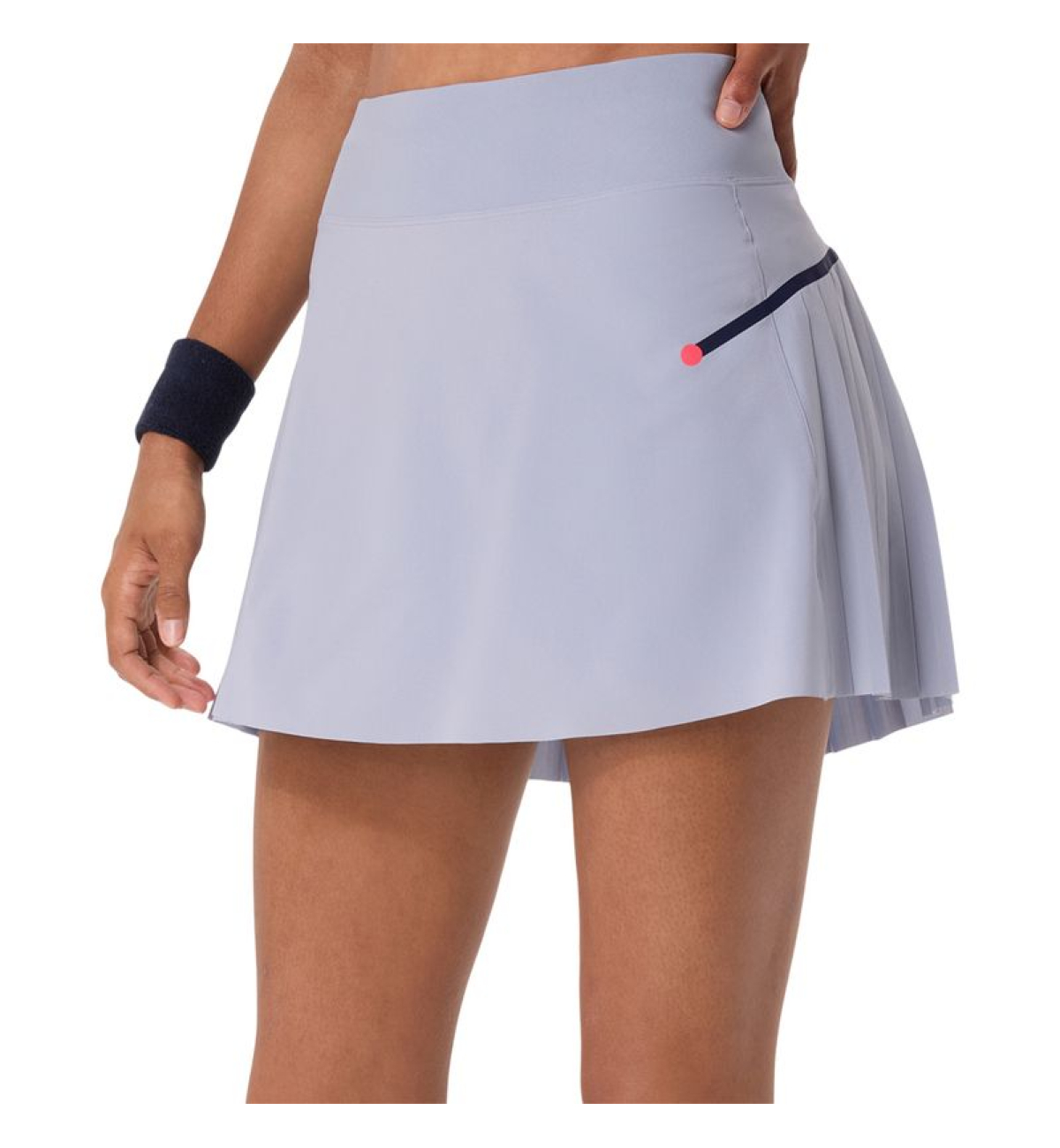Юбка Asics Match Pleat Skirt Grey Blue
