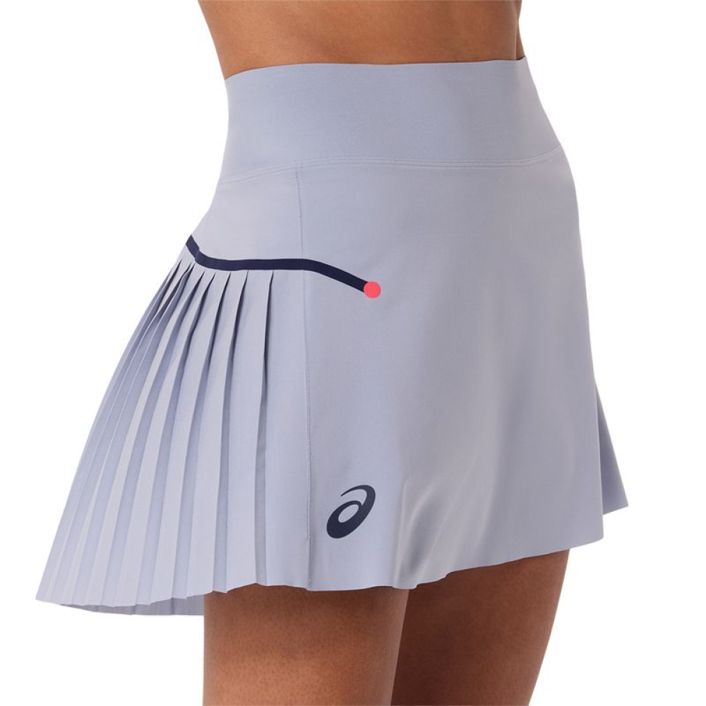 Юбка Asics Match Pleat Skirt Grey Blue 2042A436-400 Юбка Asics Match Pleat Skirt Grey Blue 2042A436-400