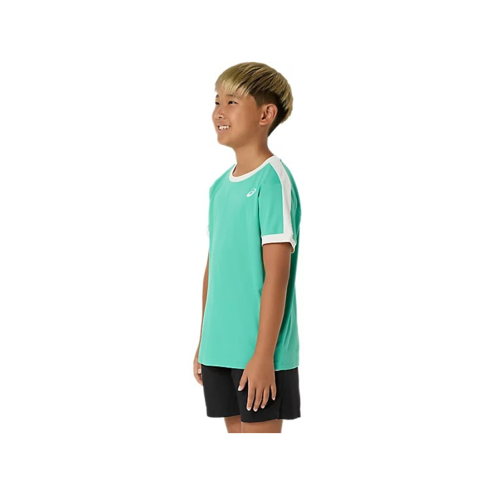 Футболка Asics BOYS TENNIS SS TOP AURORA GREEN 2044A044-300 Футболка Asics BOYS TENNIS SS TOP AURORA GREEN 2044A044-300