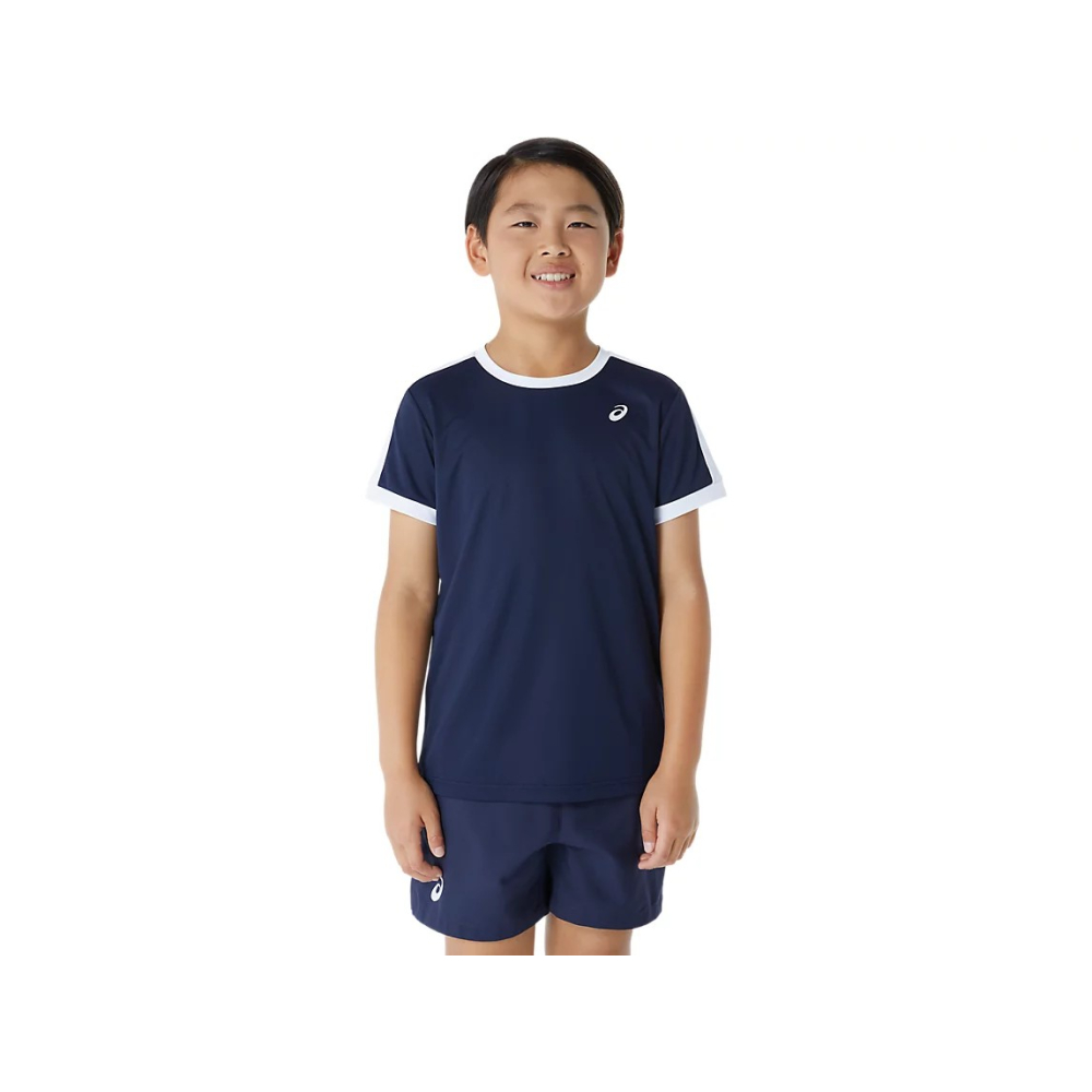 Футболка Asics BOYS TENNIS SS TOP MIDNIGHT/BRILLIANT WHITE 2044A044-403 Футболка Asics BOYS TENNIS SS TOP MIDNIGHT/BRILLIANT WHITE 2044A044-403