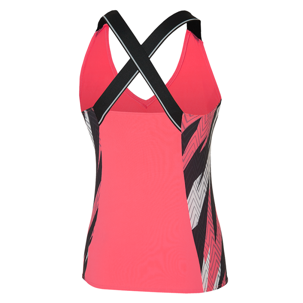 Майка Mizuno Printed Tank Neon Flame 62GA2201-63 Майка Mizuno Printed Tank Neon Flame 62GA2201-63