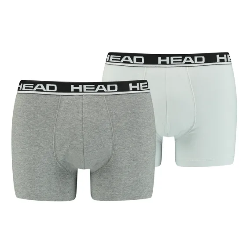 Трусы-боксеры Head BASIC BOXER 2P grafite/light grey 701202741-012 Трусы-боксеры Head BASIC BOXER 2P grafite/light grey 701202741-012