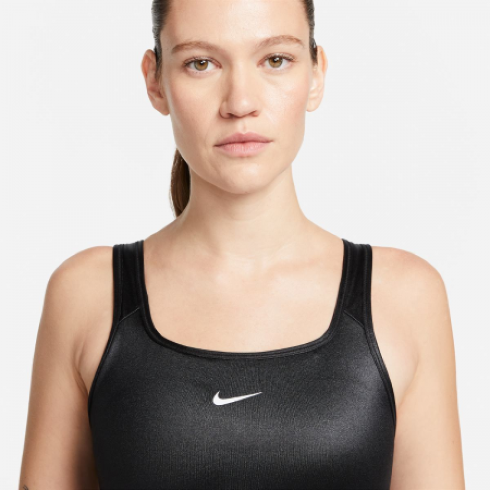 Топ Nike Dri-Fit Swoosh Shine Bra Black Топ Nike Dri-Fit Swoosh Shine Bra Black