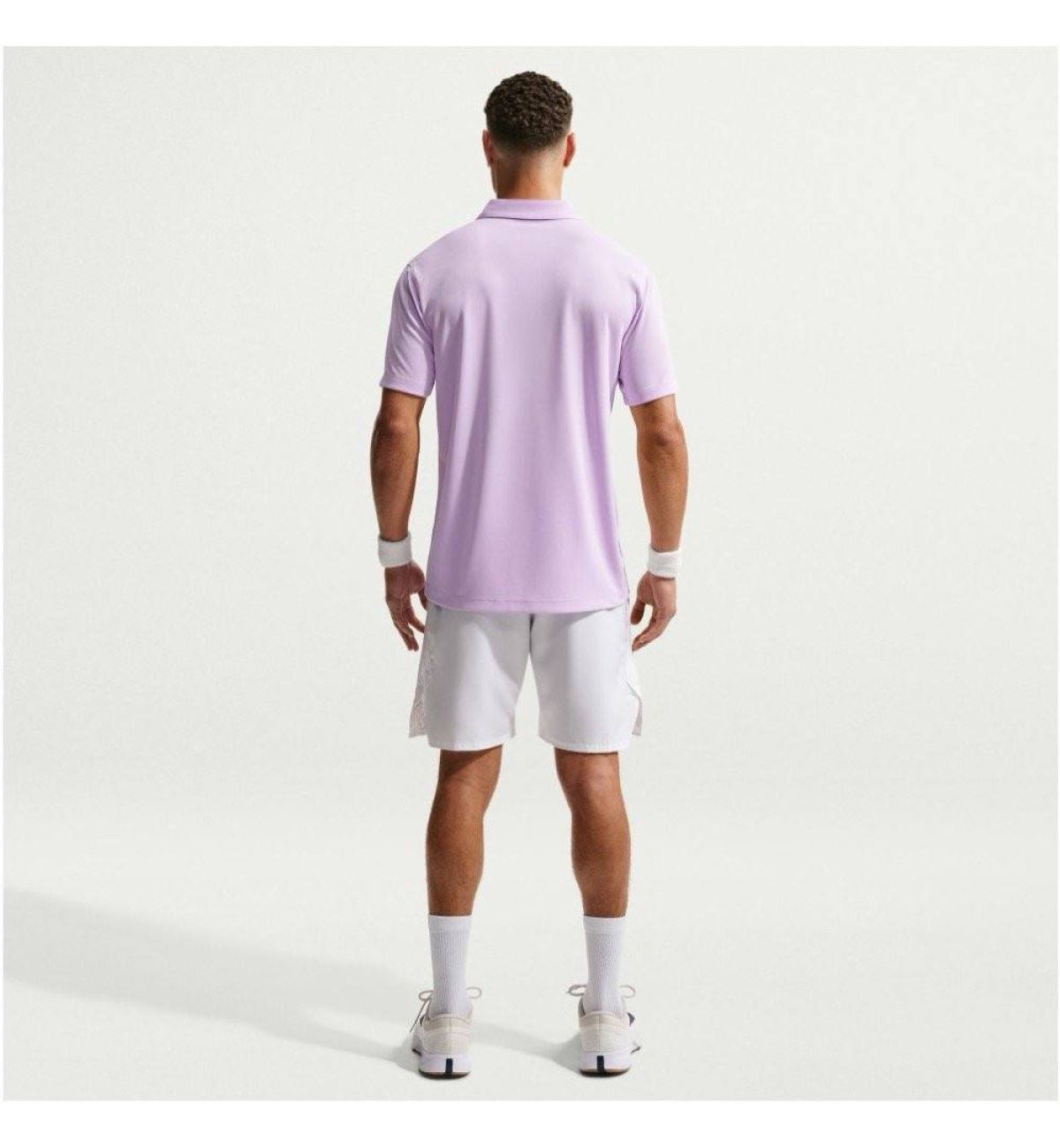 Поло мужское Nike Dri-fit Polo Solid pink
