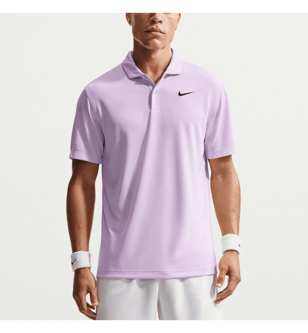 Поло мужское Nike Dri-fit Polo Solid pink