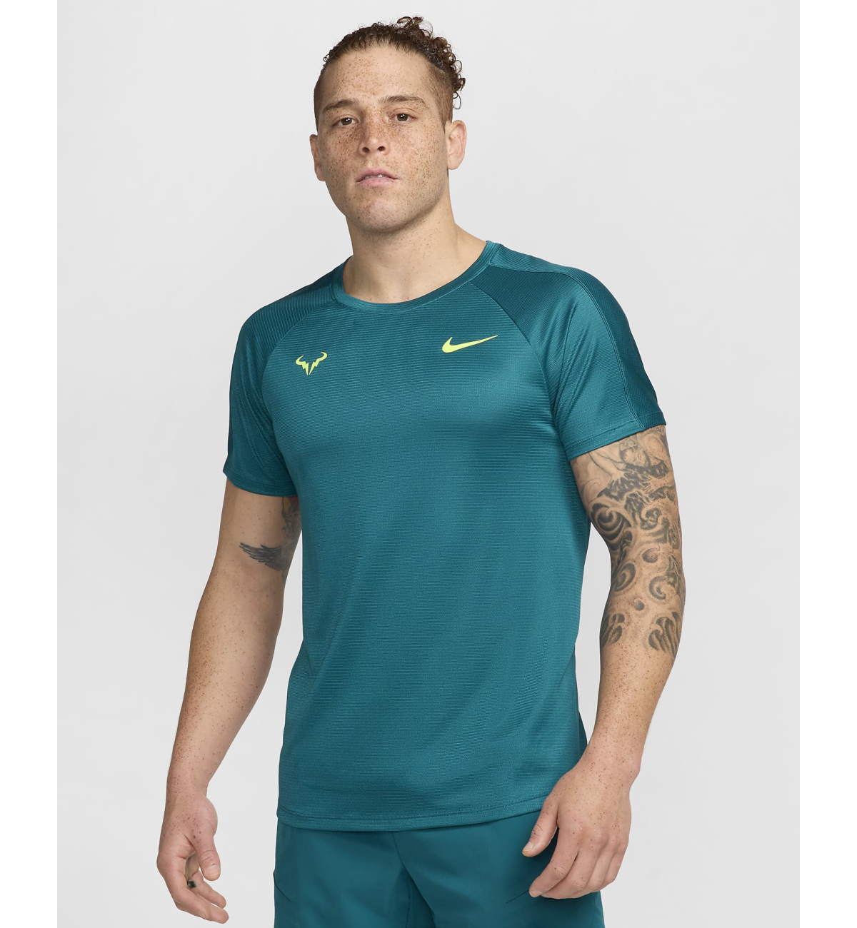 Футболка мужская Nike RAFA MNK DF CHALLENGER TOP SS green
