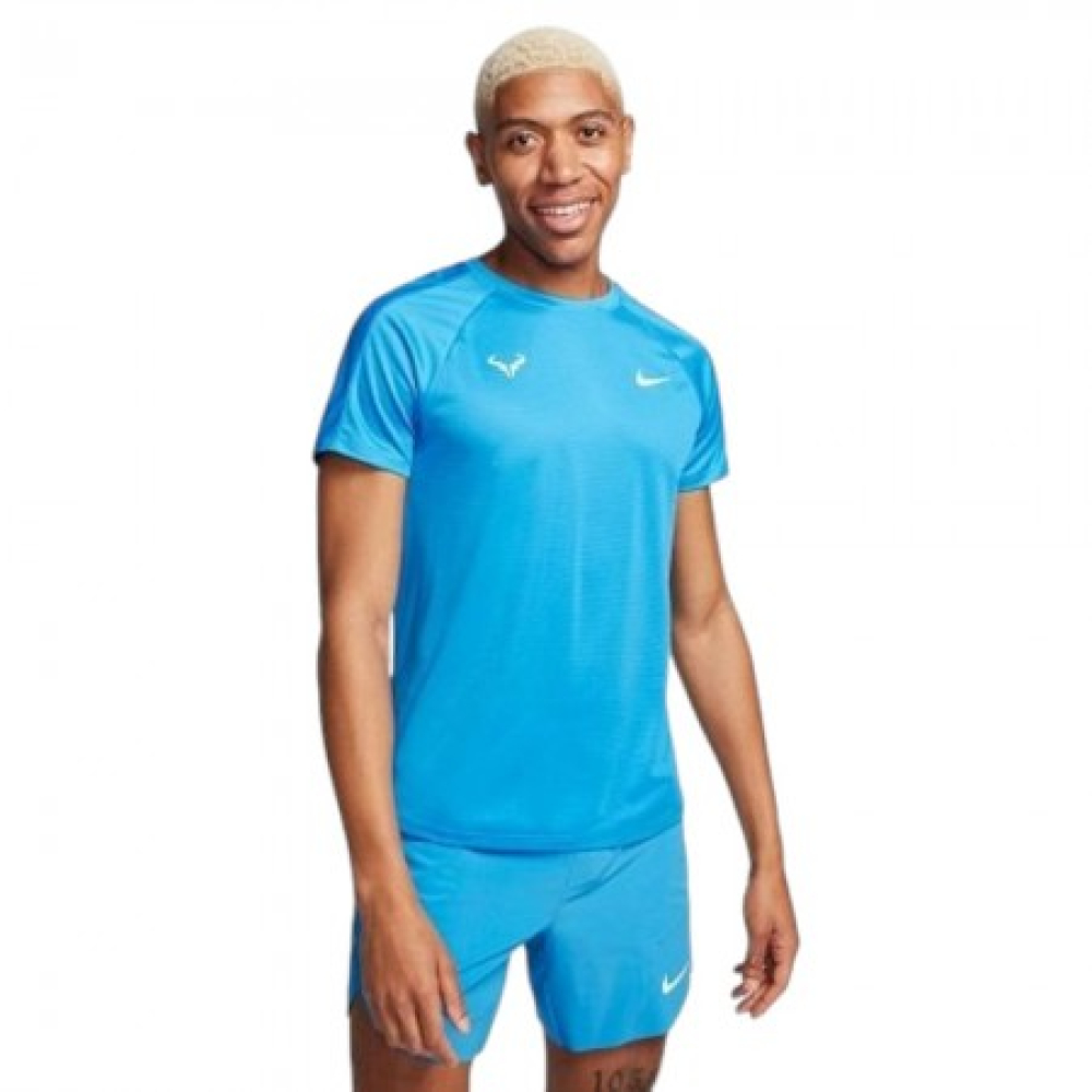Мужская футболка Nike RAFA Dri-Fit Challenger Light Blue DV2887-435 Мужская футболка Nike RAFA Dri-Fit Challenger Light Blue DV2887-435