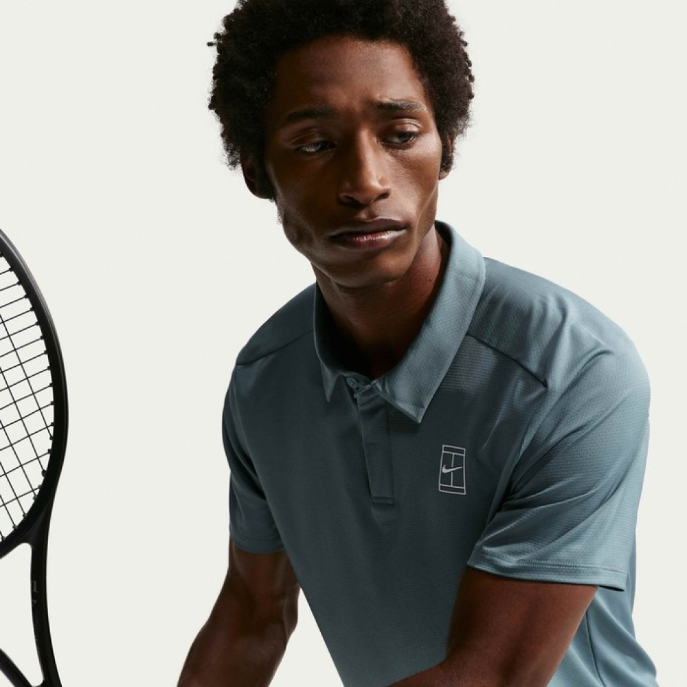 Поло Nike NKCT DF ADVTG POLO grey FZ6907-382 Поло Nike NKCT DF ADVTG POLO grey FZ6907-382