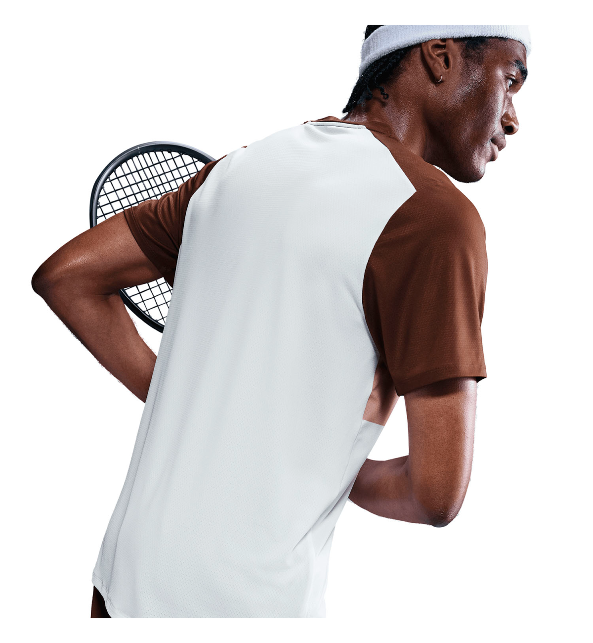 Футболка Nike Court Advantage T-Shirt Cacao Wow/White