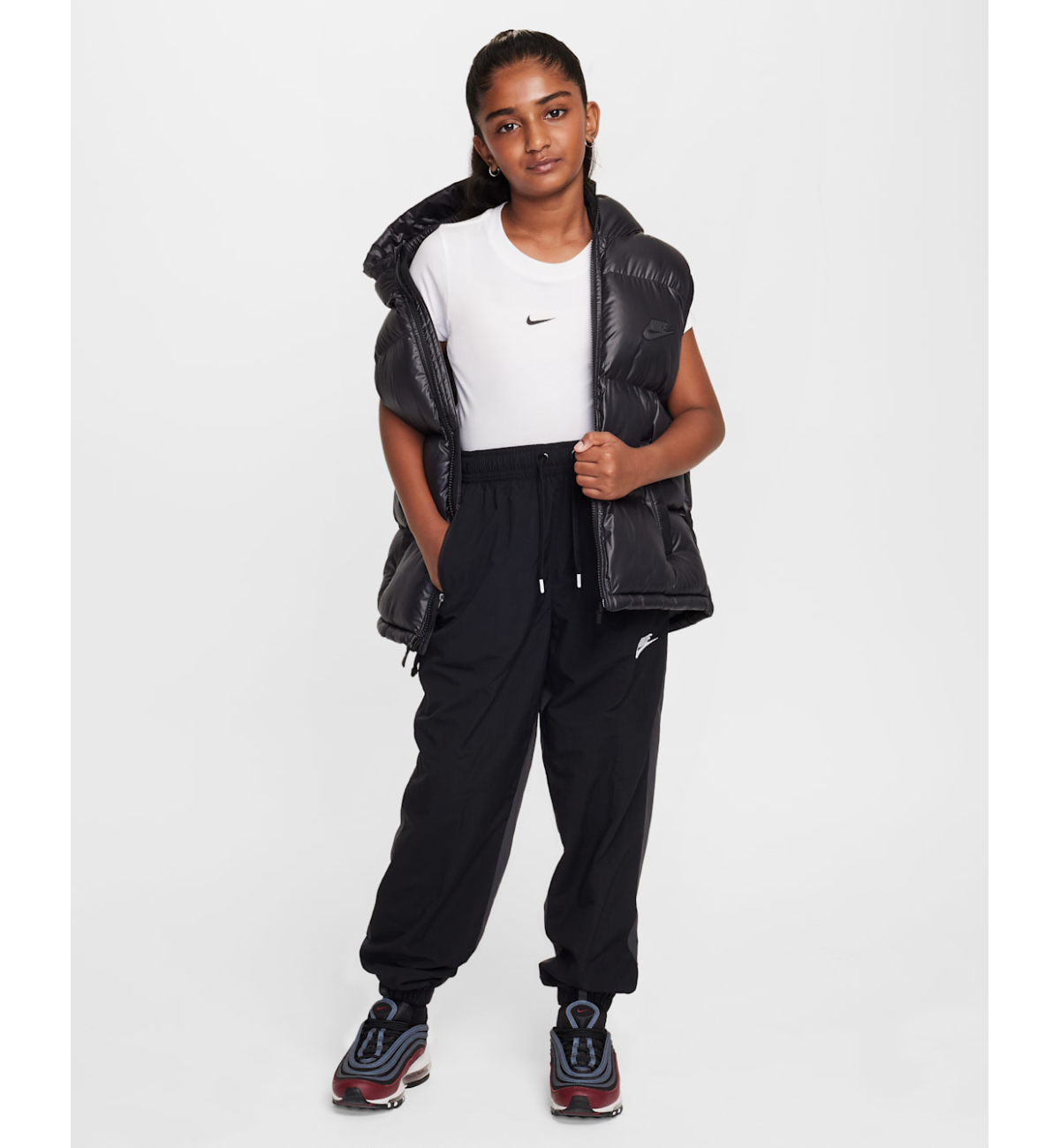 Футболка детская Nike G NSW TEE SS Slim Mod Crop white