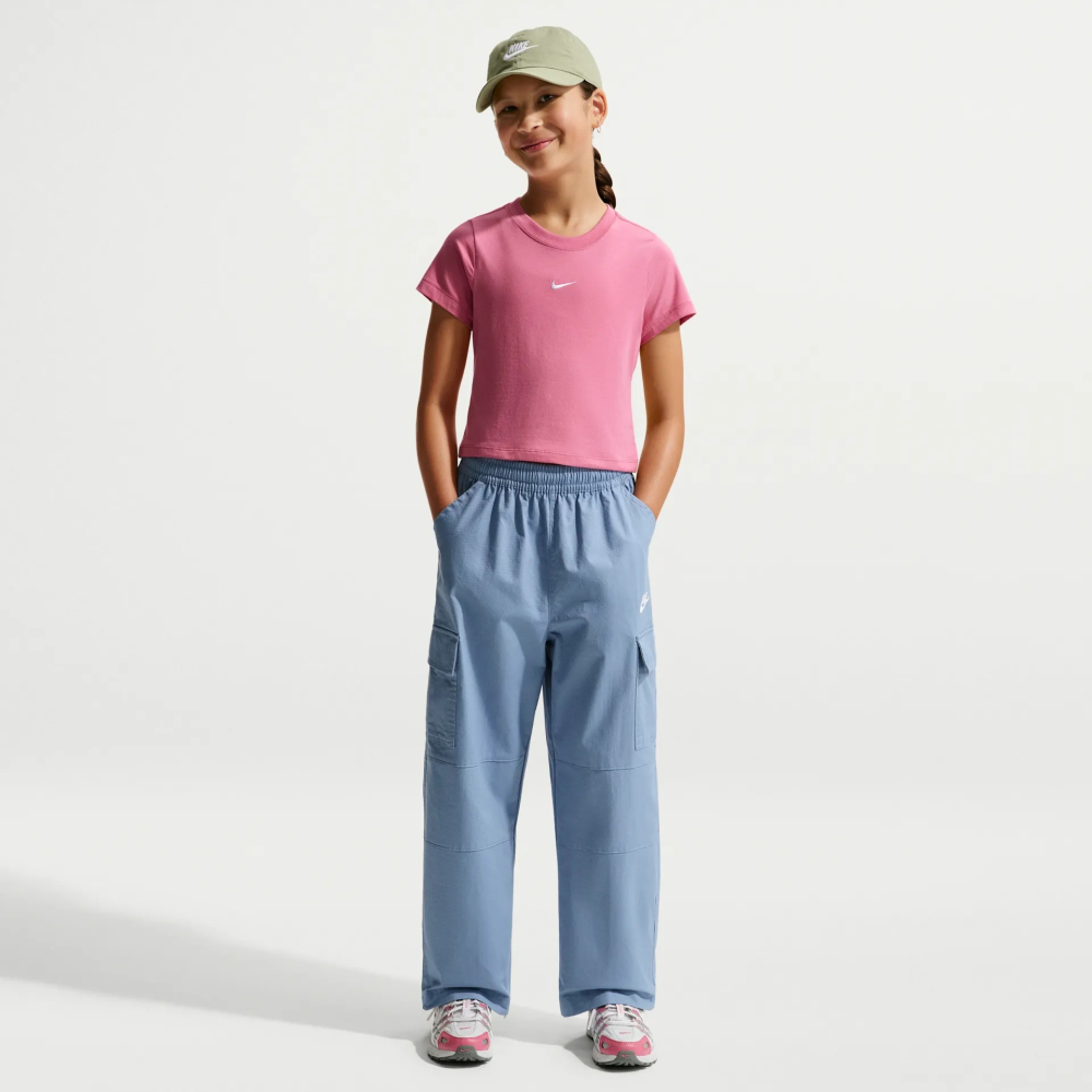 Футболка детская Nike G NSW TEE SS Slim Mod Crop pink HF7010-641 Футболка детская Nike G NSW TEE SS Slim Mod Crop pink HF7010-641
