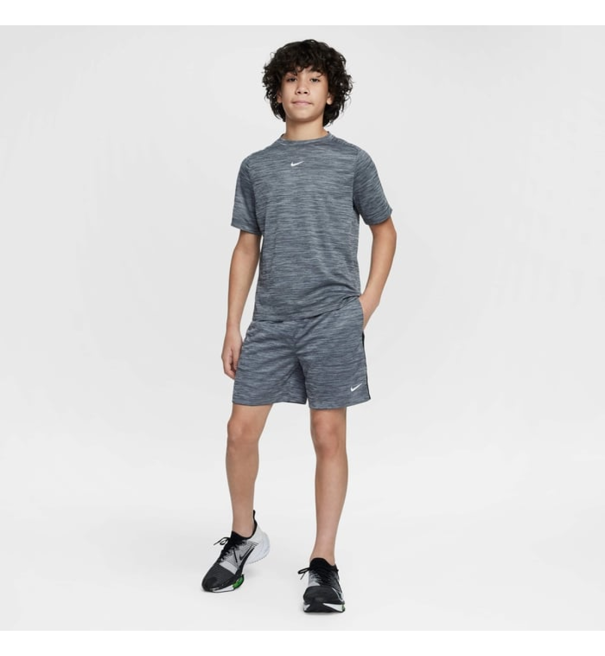 Шорты детские Nike Boy Dri-Fit MULTI SHORT grey