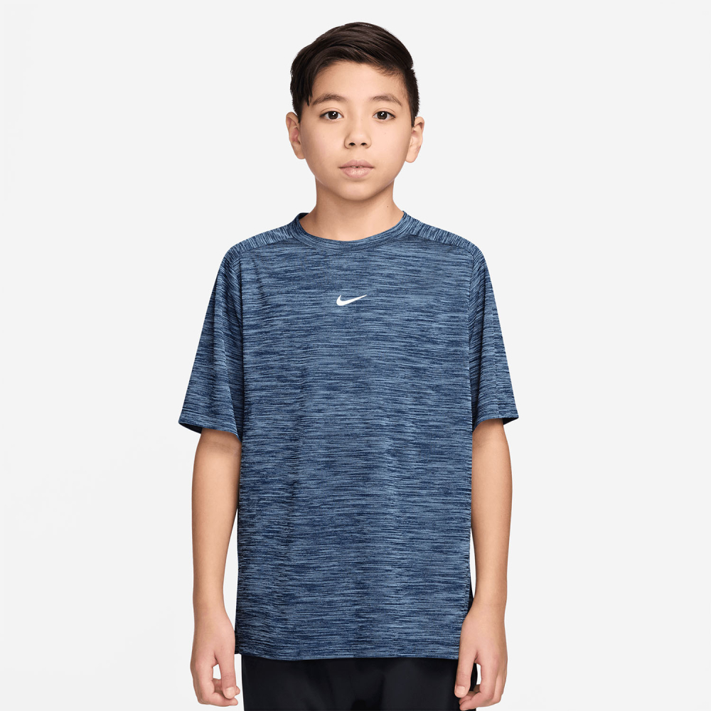 Футболка Nike Boy Dri-Fit MULTI SS TOP blue HJ3771-413 Футболка Nike Boy Dri-Fit MULTI SS TOP blue HJ3771-413