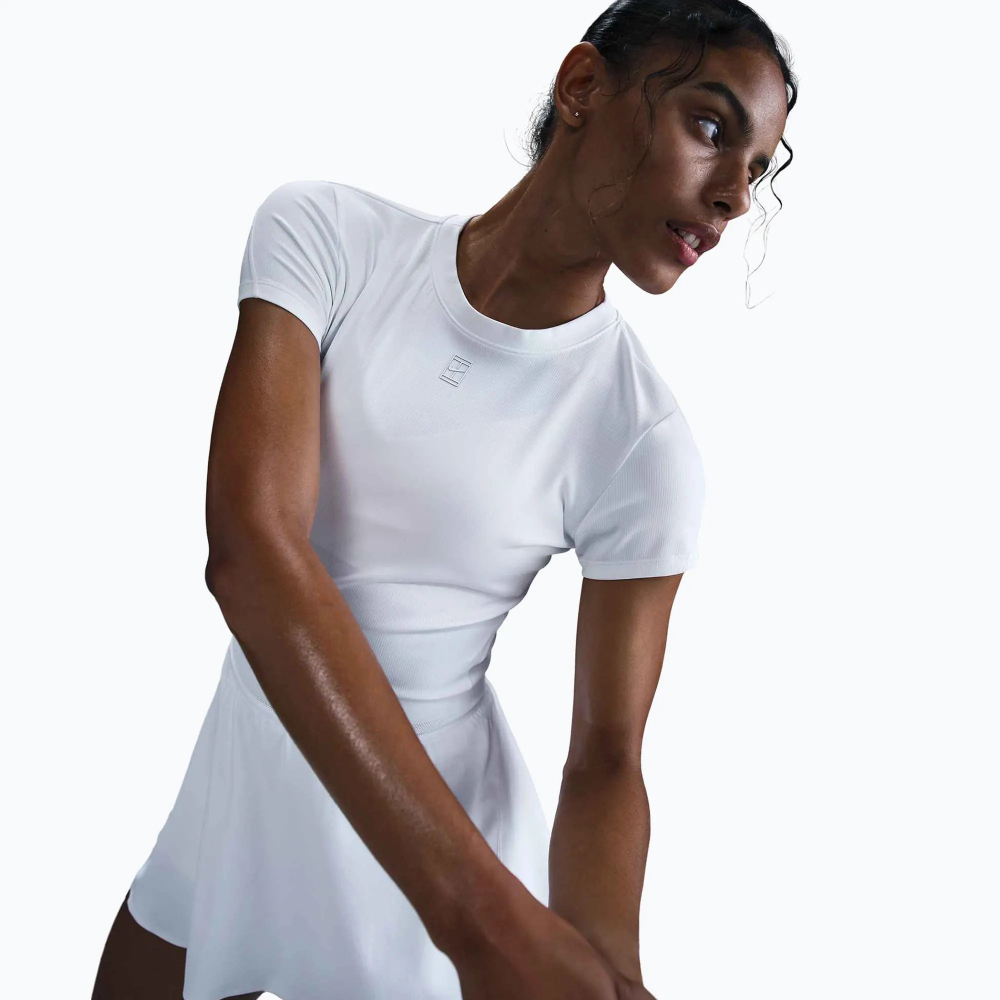 Футболка тенісна Nike Dri-Fit ADVTG SS Top White HQ2994-100 Футболка тенісна Nike Dri-Fit ADVTG SS Top White HQ2994-100