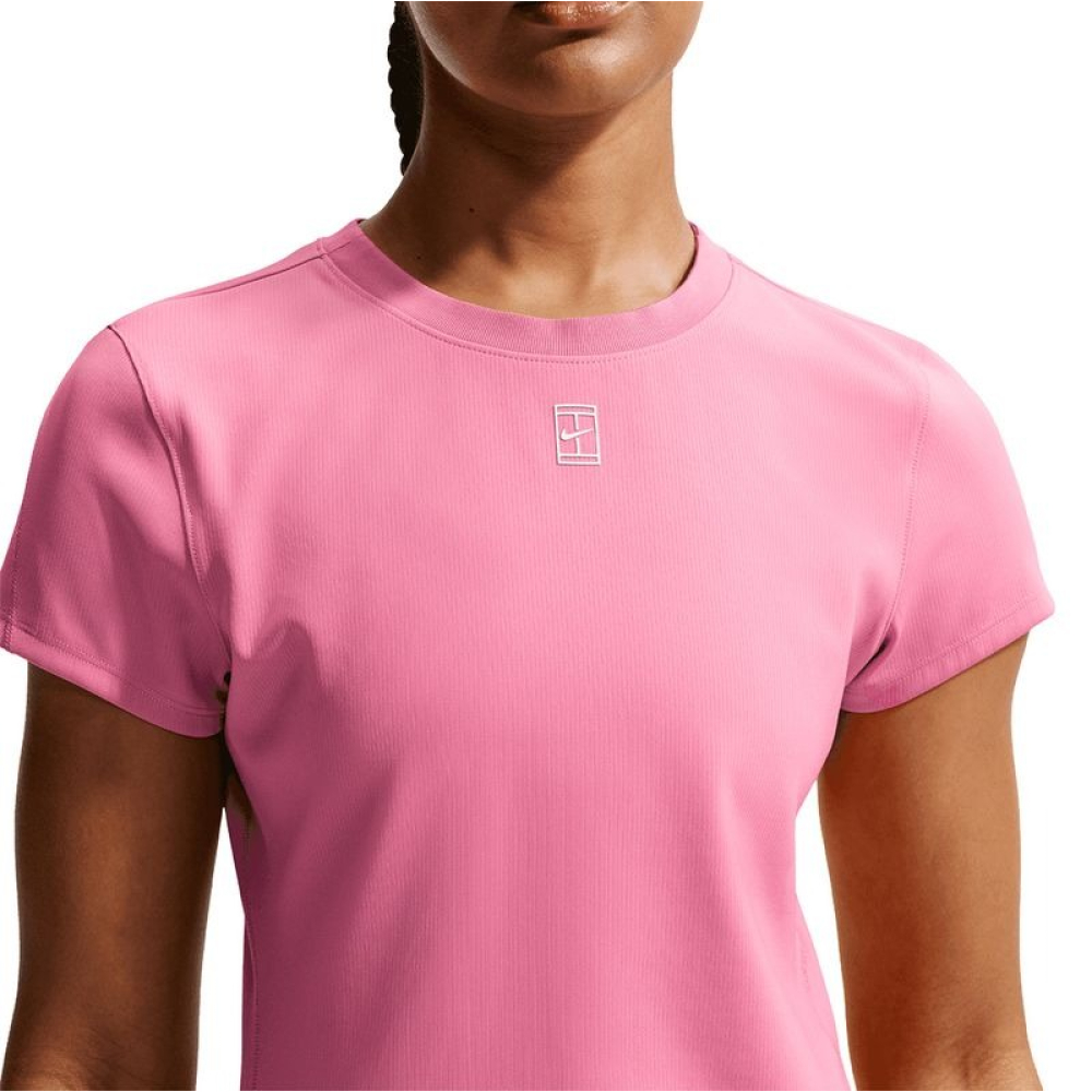 Футболка тенісна Nike Dri-Fit ADVTG SS Top Pink HQ2994-641 Футболка тенісна Nike Dri-Fit ADVTG SS Top Pink HQ2994-641