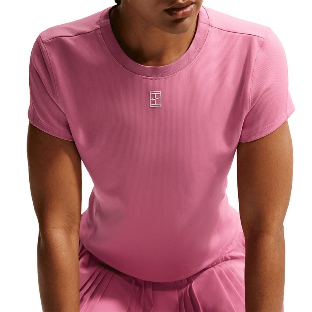 Футболка тенісна Nike Dri-Fit ADVTG SS Top Pink HQ2994-641 Футболка тенісна Nike Dri-Fit ADVTG SS Top Pink HQ2994-641