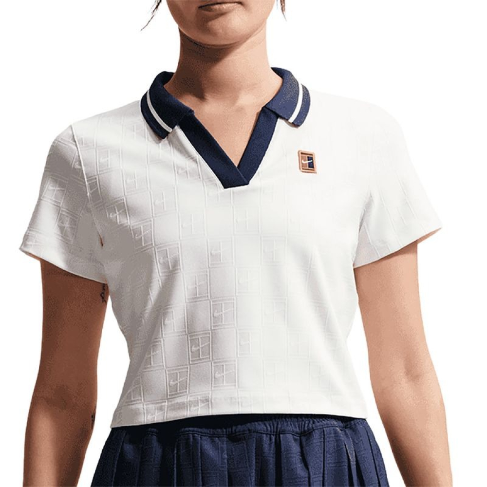 Поло женское NIKE DF CRT CLTN CROP POLO IB0772-133 Поло женское NIKE DF CRT CLTN CROP POLO IB0772-133