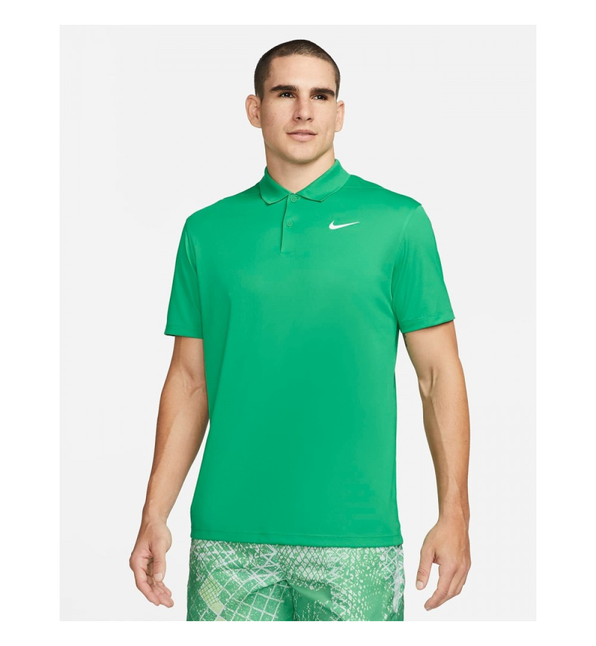 Поло мужское Nike M NKCT DF POLO PQ green