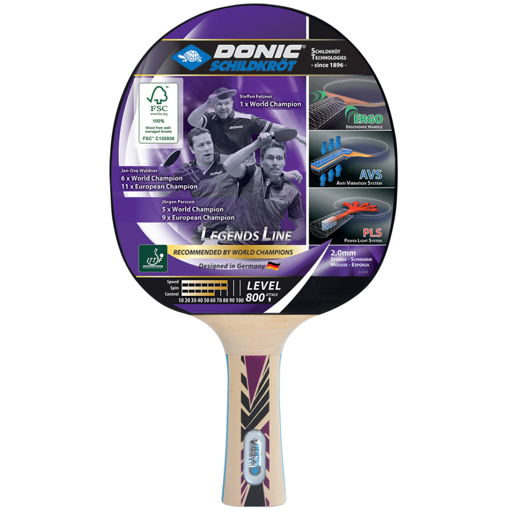 Ракетка для пинг-понга Donic Legends 800 754425 Ракетка для пинг-понга Donic Legends 800 754425