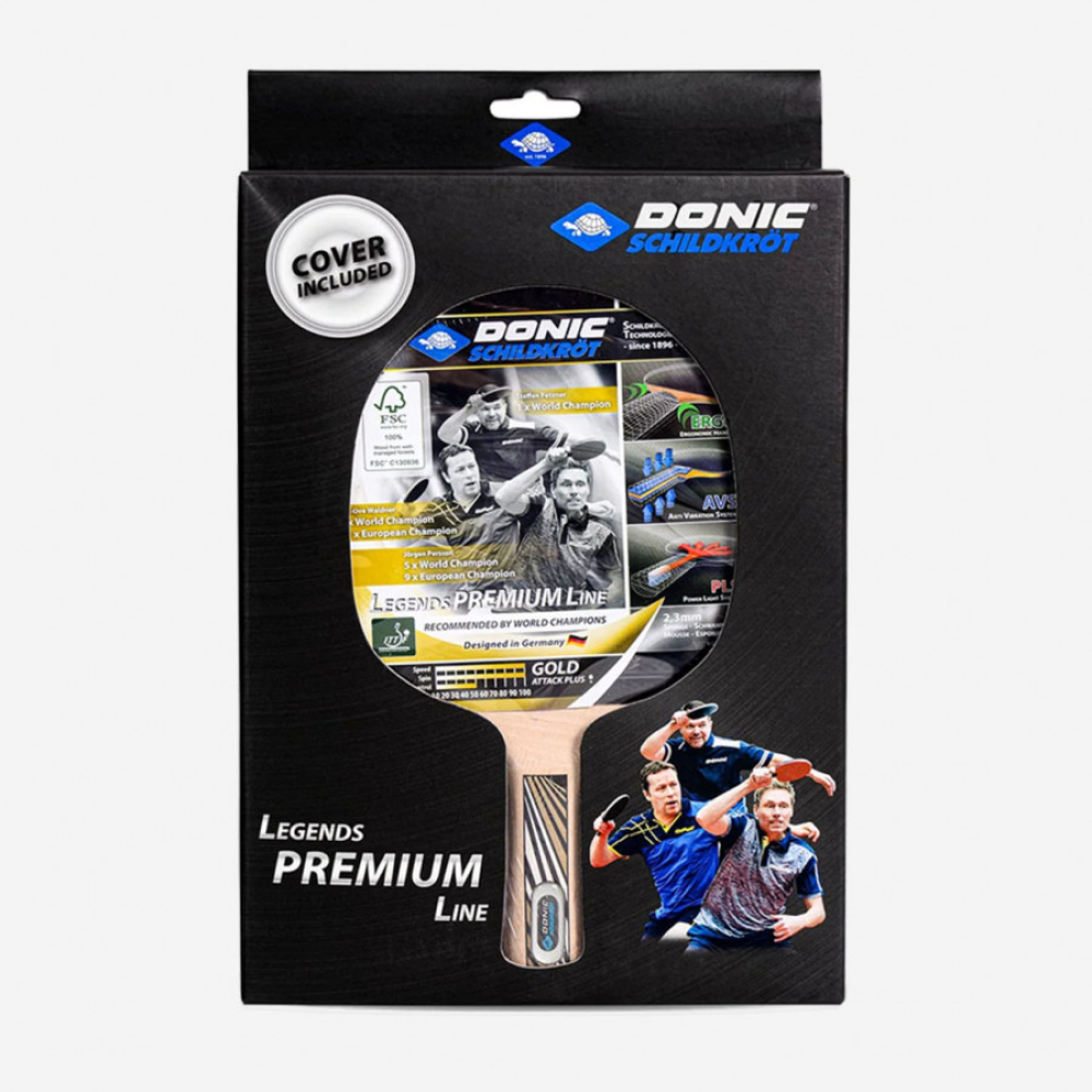 Набор для настольного тенниса Donic Legends Gold 754431 Набор для настольного тенниса Donic Legends Gold 754431