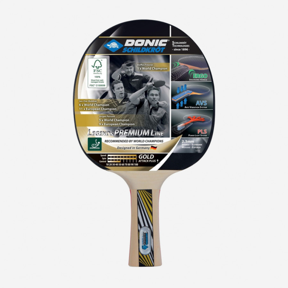 Набор для настольного тенниса Donic Legends Gold 754431 Набор для настольного тенниса Donic Legends Gold 754431
