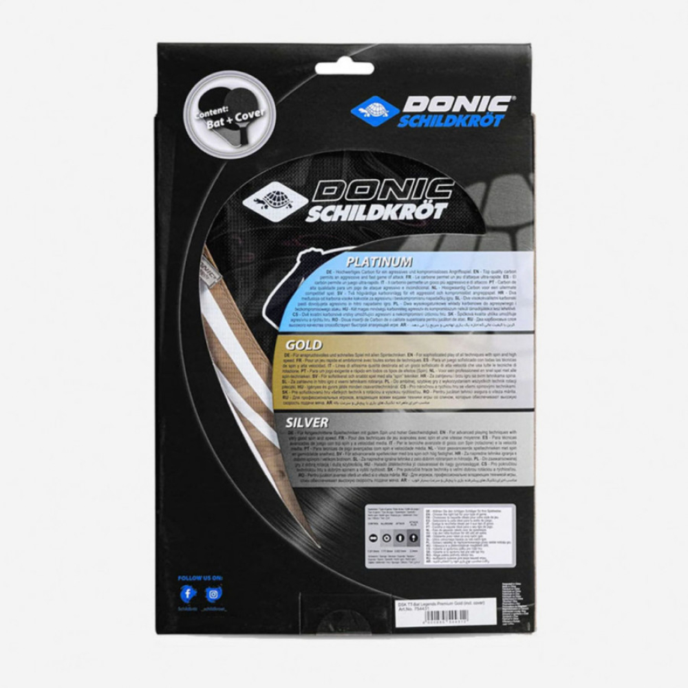 Набор для настольного тенниса Donic Legends Gold 754431 Набор для настольного тенниса Donic Legends Gold 754431