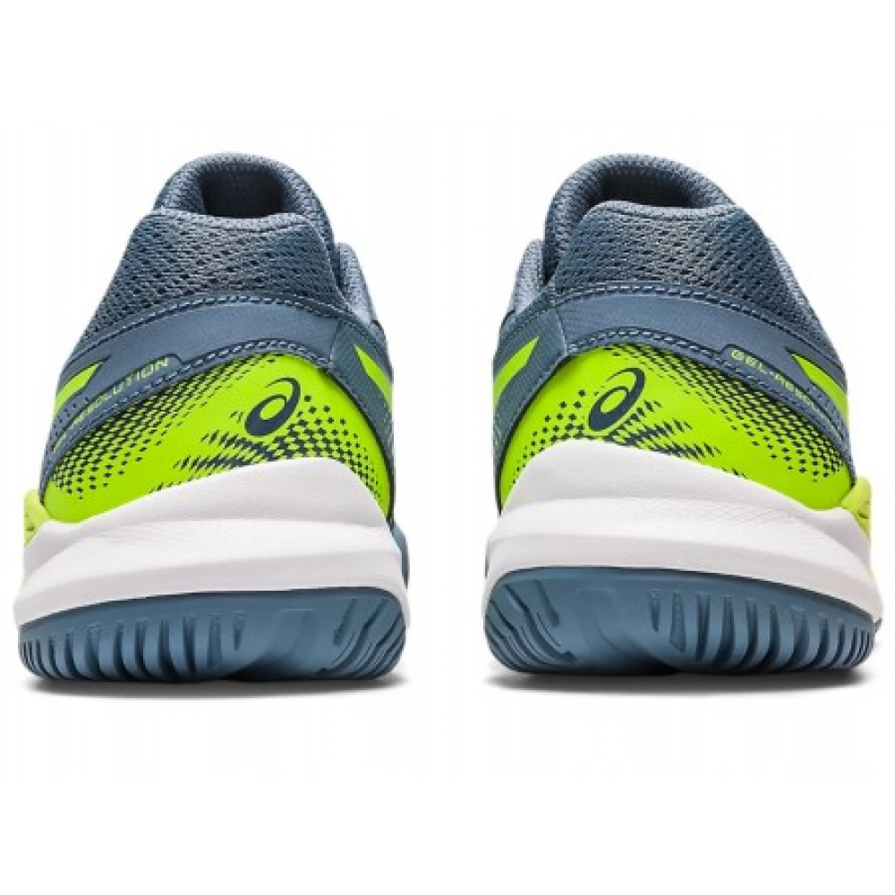 Кроссовки детские Asics GEL-RESOLUTION 9 GS grey/green Кроссовки детские Asics GEL-RESOLUTION 9 GS grey/green