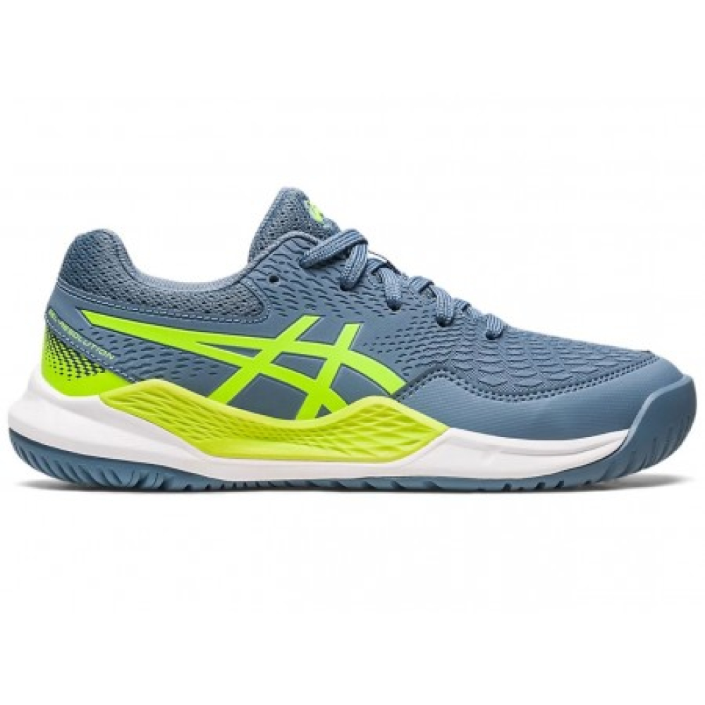 Кроссовки детские Asics GEL-RESOLUTION 9 GS grey/green Кроссовки детские Asics GEL-RESOLUTION 9 GS grey/green