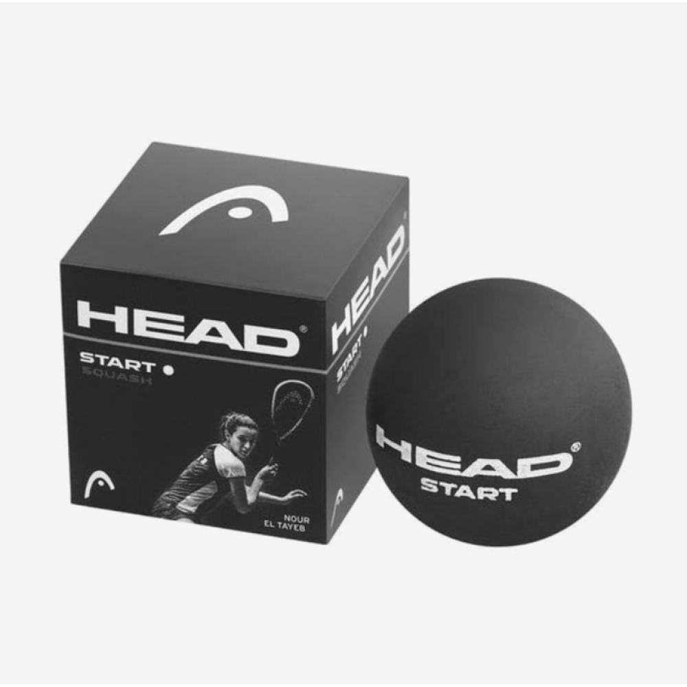 Мяч для сквоша Head START Squash Ball Black 1 белая Мяч для сквоша Head START Squash Ball Black 1 белая