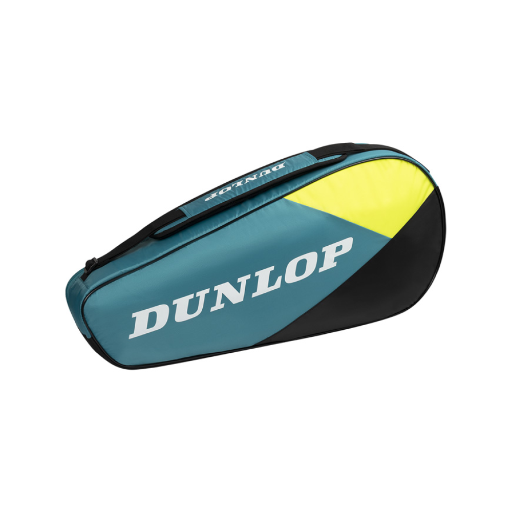 Чохол Dunlop Tac SX club 3 racket teal/black/yelllow 10364028 Чохол Dunlop Tac SX club 3 racket teal/black/yelllow 10364028