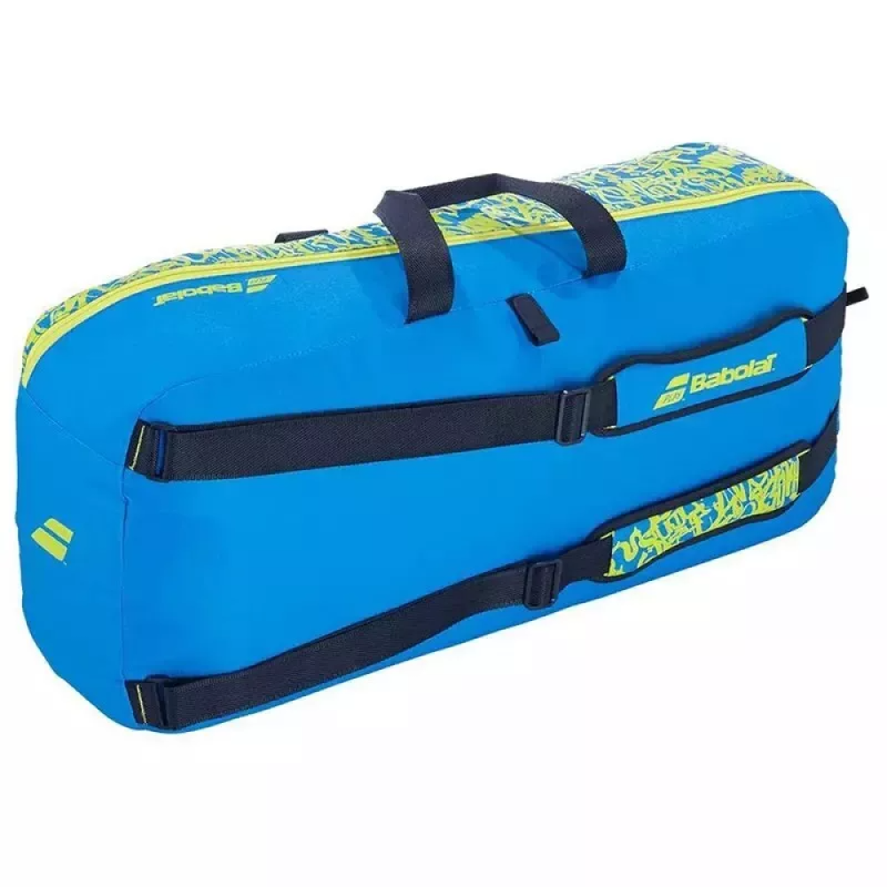 Сумка спортивная Babolat Duffle M classic blue/yellow lime 758001-325 Сумка спортивная Babolat Duffle M classic blue/yellow lime 758001-325