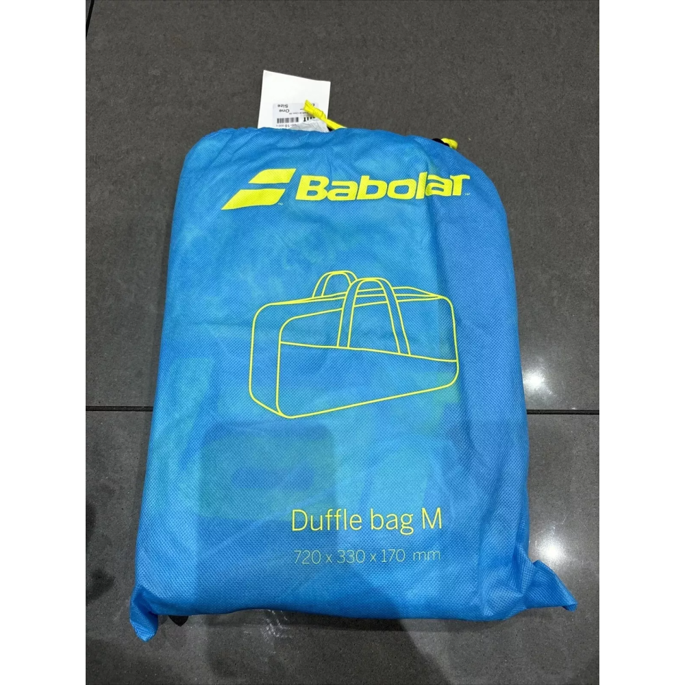 Сумка спортивная Babolat Duffle M classic blue/yellow lime 758001-325 Сумка спортивная Babolat Duffle M classic blue/yellow lime 758001-325