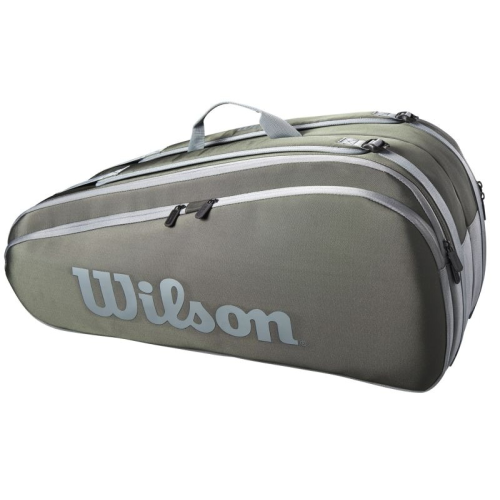 Чохол тенісний Wilson Tour 12 Pack Tennis Bag Dark Green WR8022401001 Чохол тенісний Wilson Tour 12 Pack Tennis Bag Dark Green WR8022401001