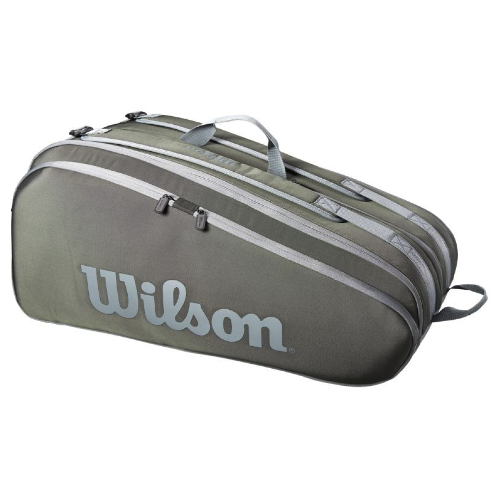 Чохол тенісний Wilson Tour 12 Pack Tennis Bag Dark Green WR8022401001 Чохол тенісний Wilson Tour 12 Pack Tennis Bag Dark Green WR8022401001