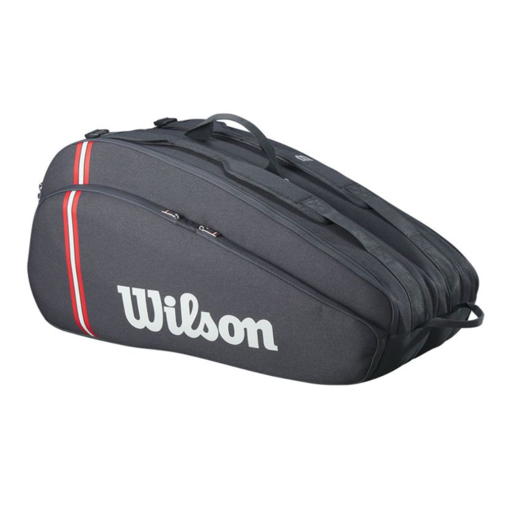 Чохол для тенісу Wilson Tour 12PK Bag 2025 Grey WR8037301001 Чохол для тенісу Wilson Tour 12PK Bag 2025 Grey WR8037301001