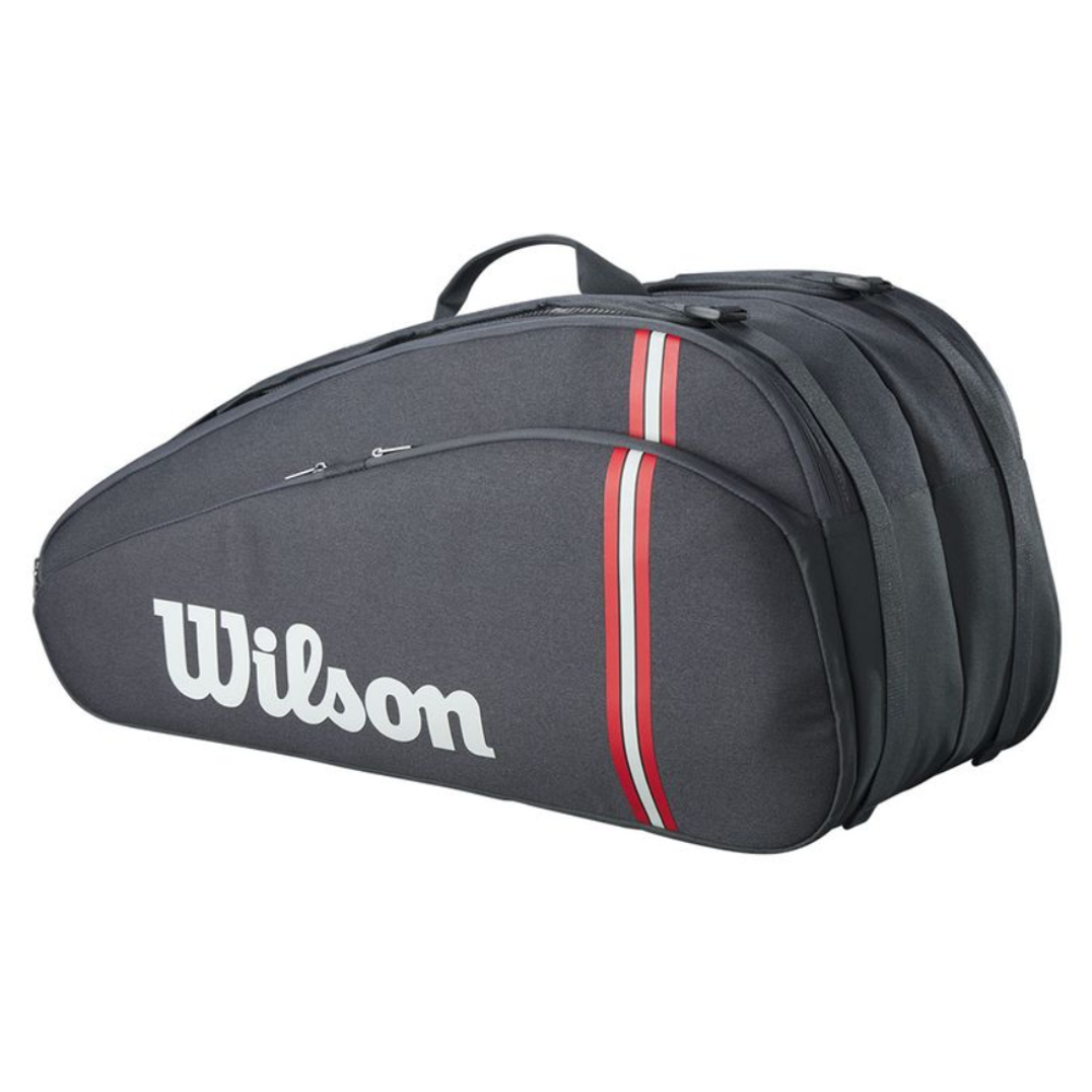 Чохол для тенісу Wilson Tour 12PK Bag 2025 Grey WR8037301001 Чохол для тенісу Wilson Tour 12PK Bag 2025 Grey WR8037301001