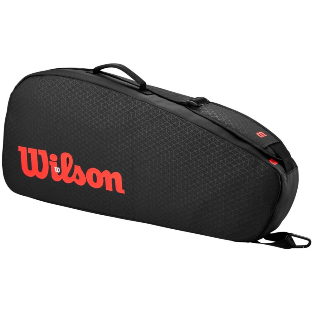 Чохол тенісний Wilson Clash V3 3PK Bag Black/Infrared WR8038001001 Чохол тенісний Wilson Clash V3 3PK Bag Black/Infrared WR8038001001