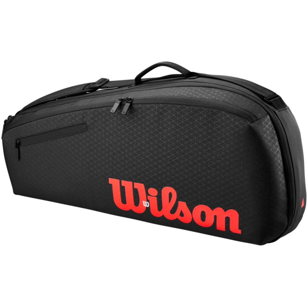Чохол тенісний Wilson Clash V3 3PK Bag Black/Infrared WR8038001001 Чохол тенісний Wilson Clash V3 3PK Bag Black/Infrared WR8038001001