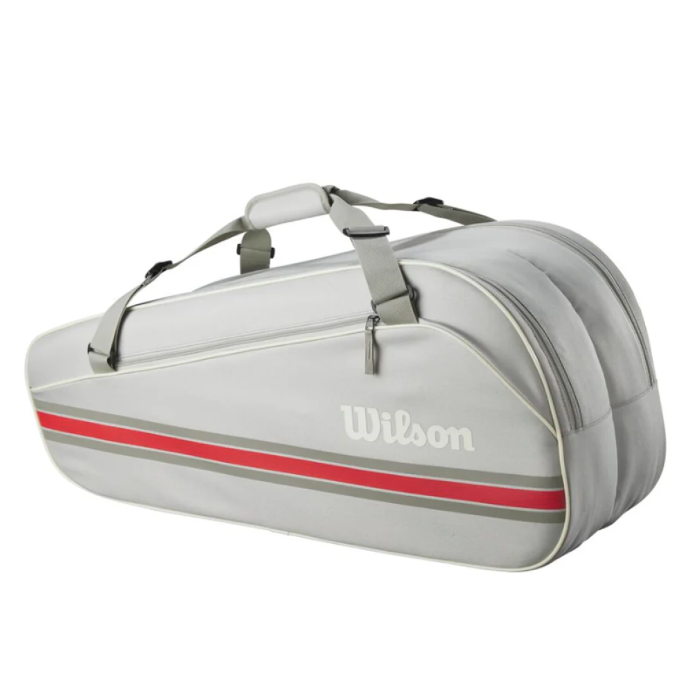 Чохол тенісний Wilson 6PK Team Racket Bag Oats WR8039903001 Чохол тенісний Wilson 6PK Team Racket Bag Oats WR8039903001