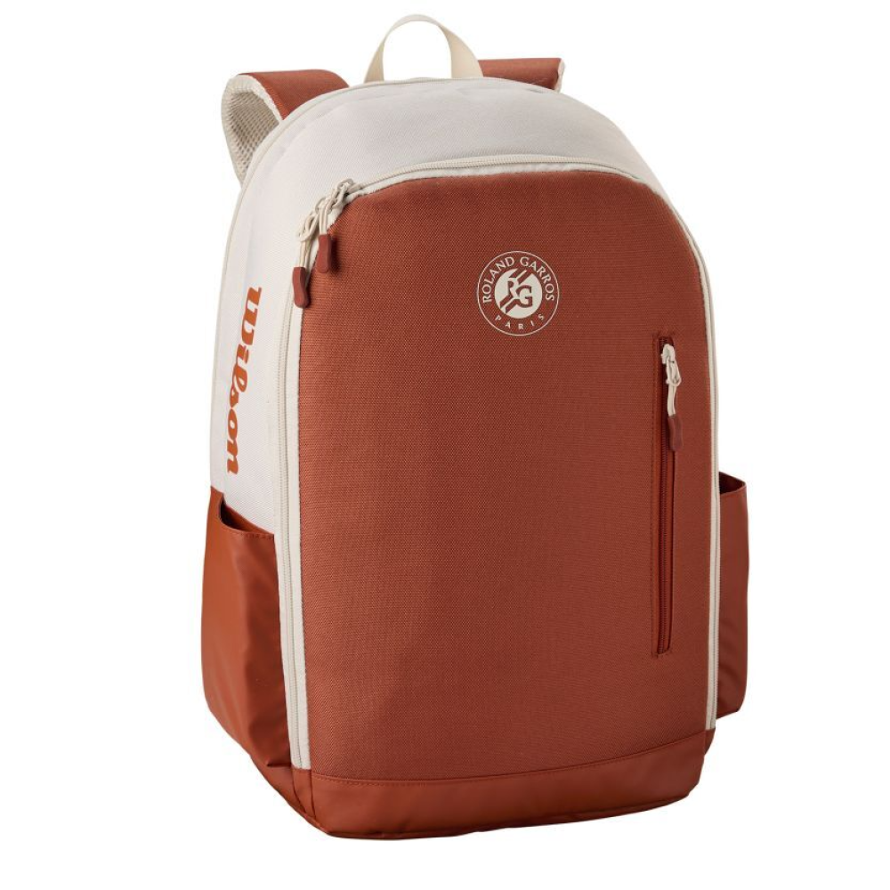 Рюкзак Wilson TEAM BACKPACK ROLAND GARROS 2025 CREAM/CLAY WR8045501001 Рюкзак Wilson TEAM BACKPACK ROLAND GARROS 2025 CREAM/CLAY WR8045501001