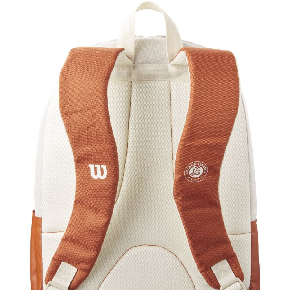 Рюкзак Wilson TEAM BACKPACK ROLAND GARROS 2025 CREAM/CLAY WR8045501001 Рюкзак Wilson TEAM BACKPACK ROLAND GARROS 2025 CREAM/CLAY WR8045501001