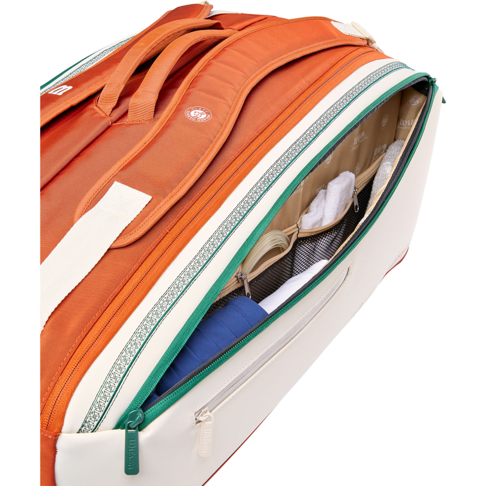 Чохол Wilson ROLAND GARROS 2026 9PK RACKET BAG Cream WR8052801001 Чохол Wilson ROLAND GARROS 2026 9PK RACKET BAG Cream WR8052801001