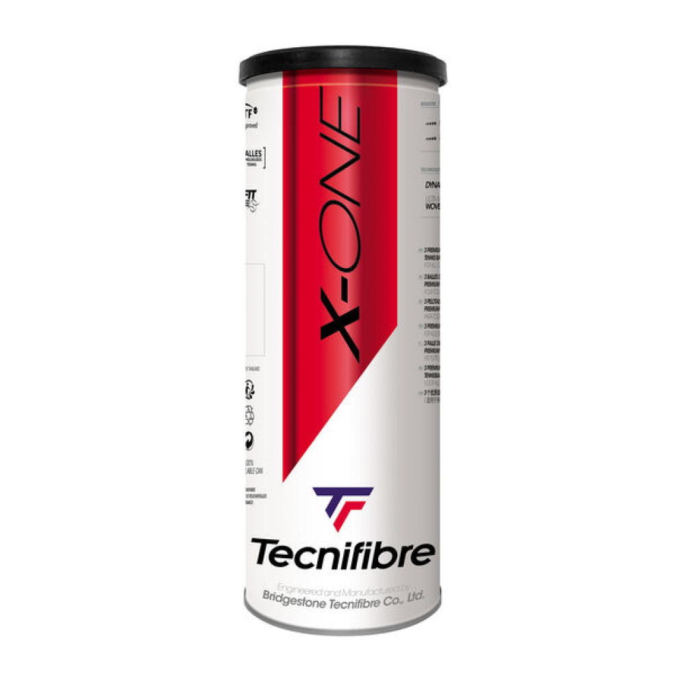 Мячи теннисные Tecnifibre X-One 3В Мячи теннисные Tecnifibre X-One 3В