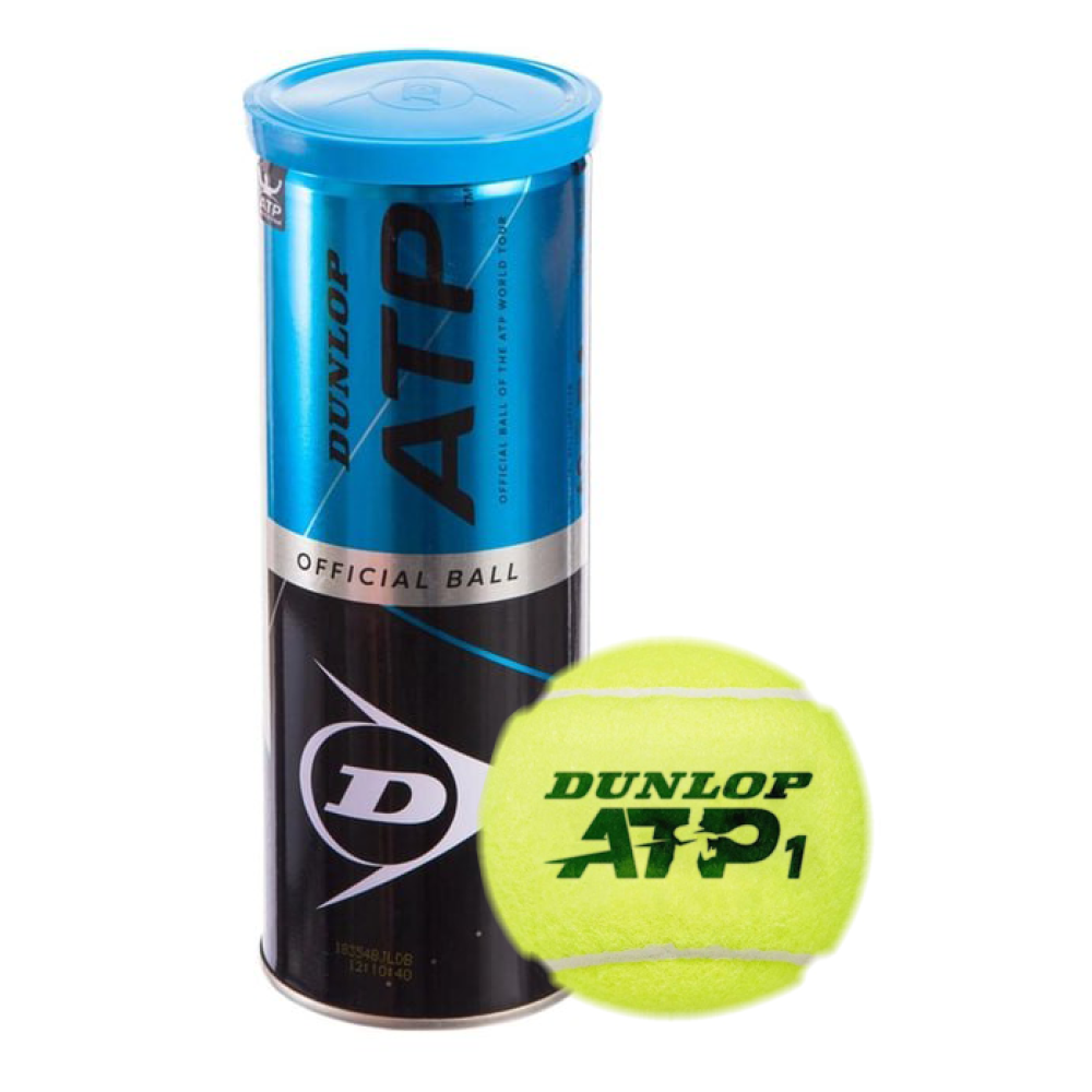 Тенісні м'ячі Dunlop ATP Official 3B 601312 Тенісні м'ячі Dunlop ATP Official 3B 601312