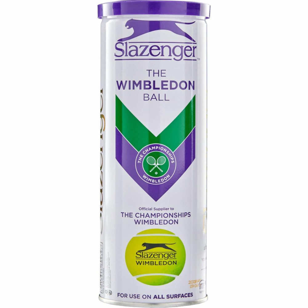 Тенісні м'ячі Slazenger Wimbledon Ultra-Vis + Hydroguard 3B Тенісні м'ячі Slazenger Wimbledon Ultra-Vis + Hydroguard 3B